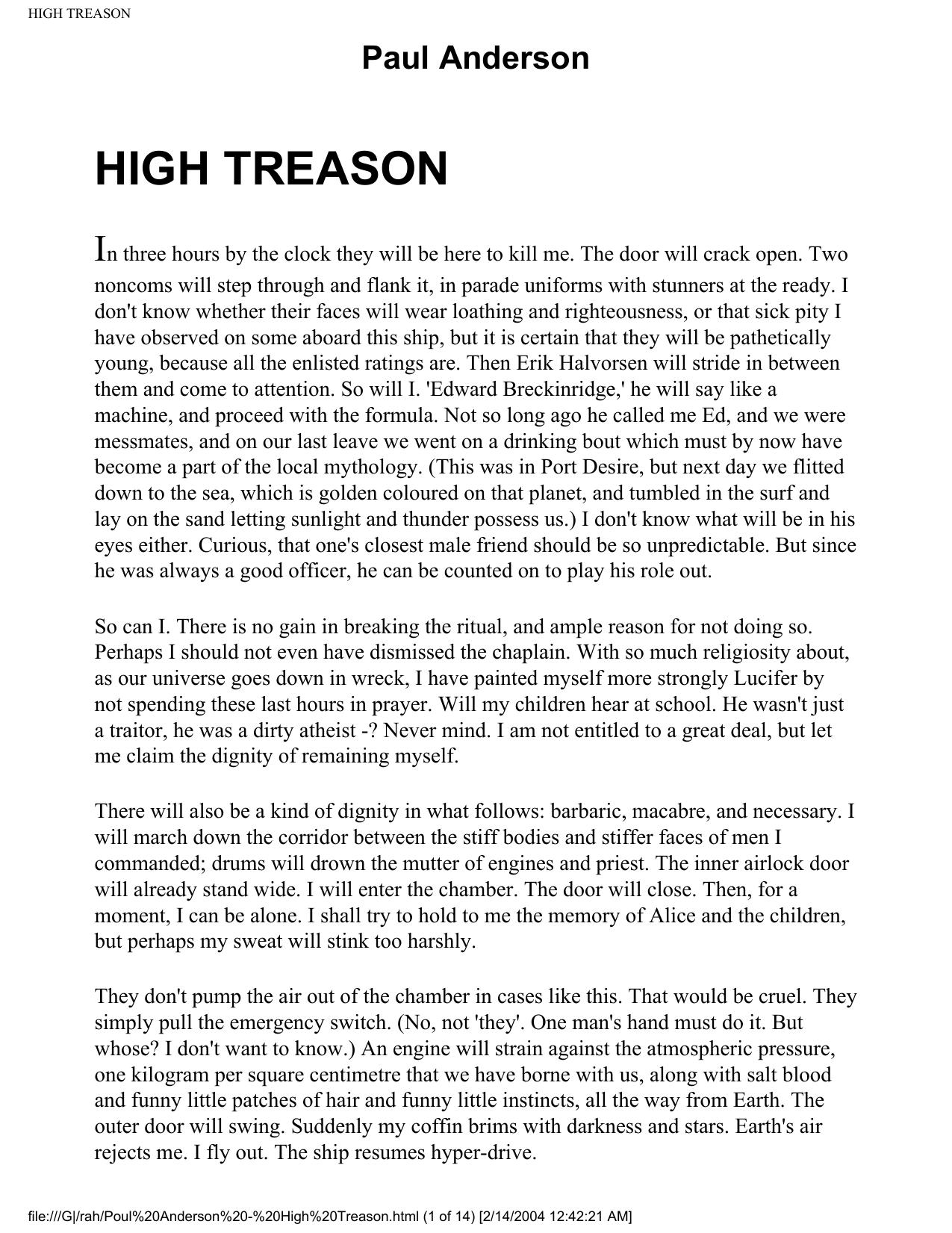 High Treason