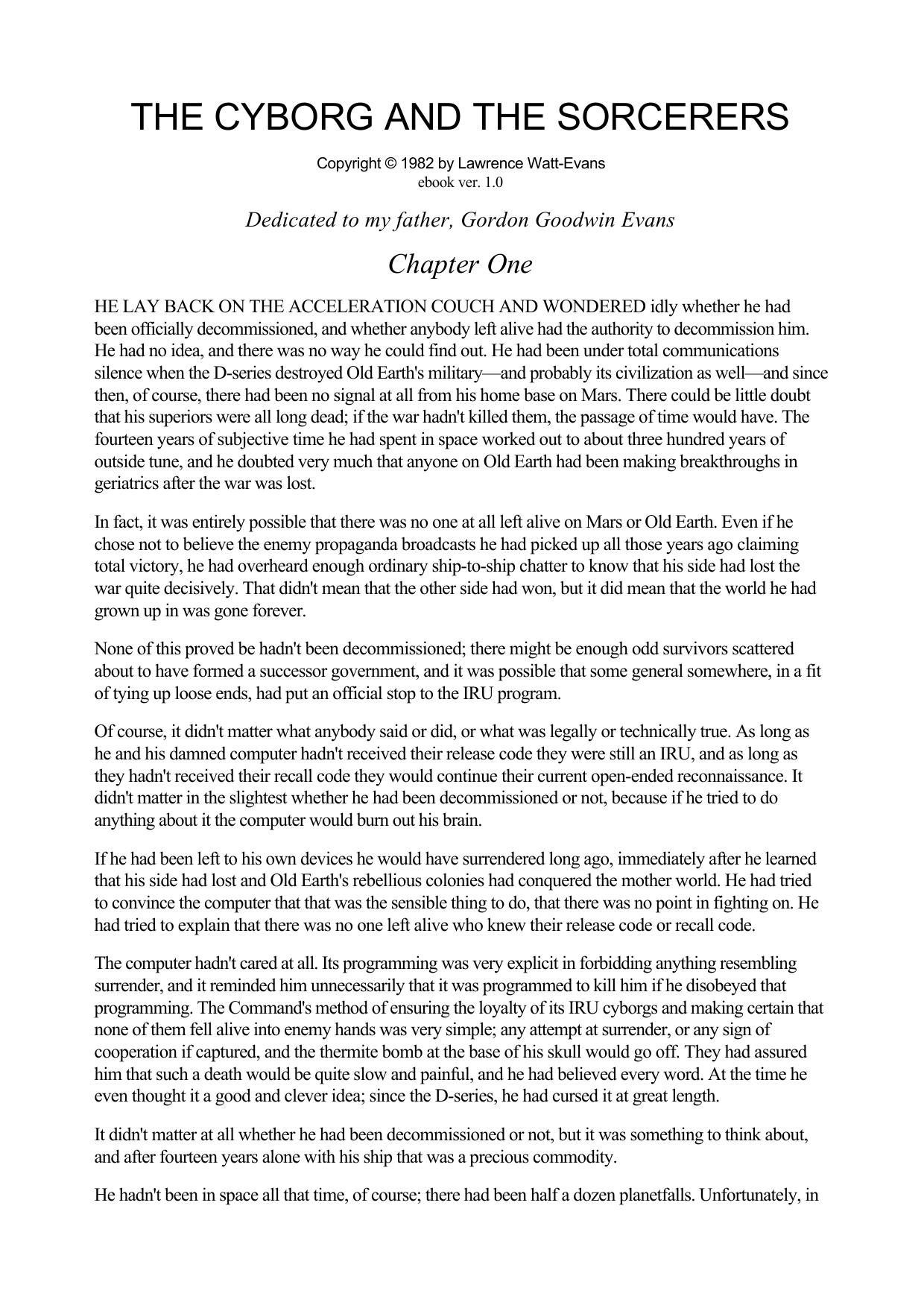 Lawrence Watt-Evans - War Surplus 01