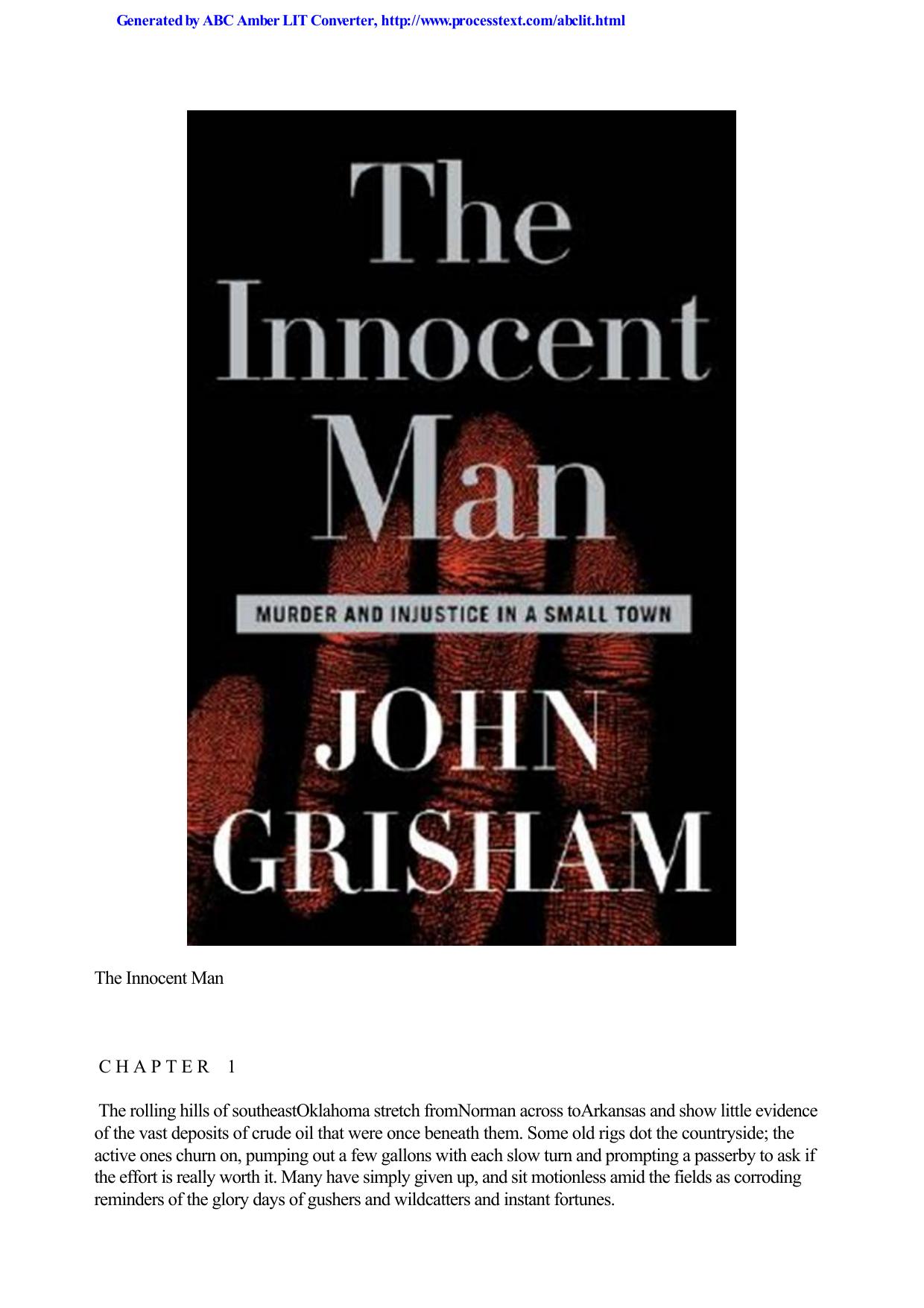 JGrisham - The Innocent Man