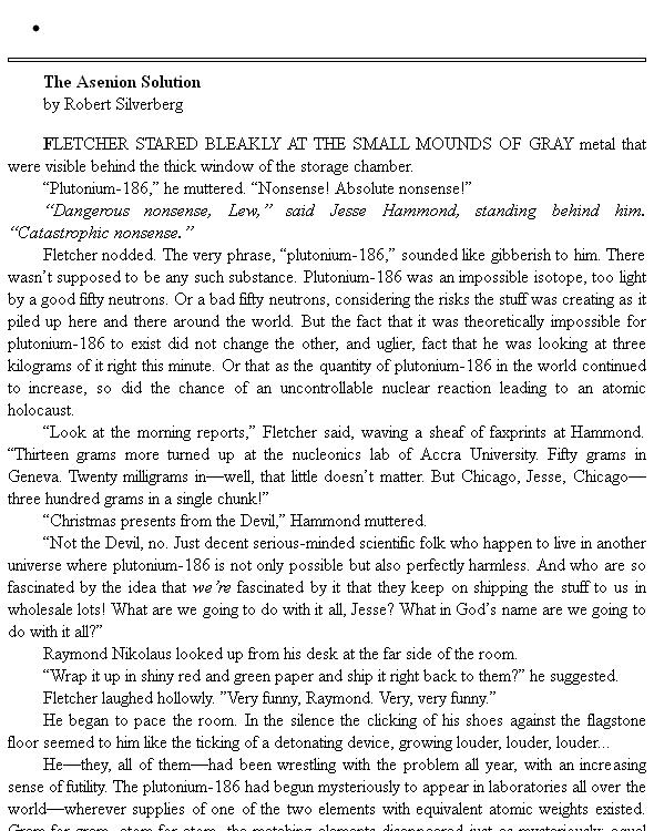 The Asenion Solution